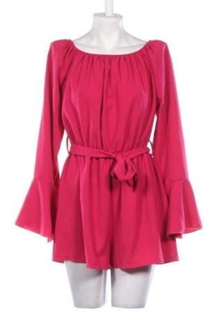 Дамски къс гащеризон NEW COLLECTION, Размер L, Цвят Розов, Цена 39,99 лв.