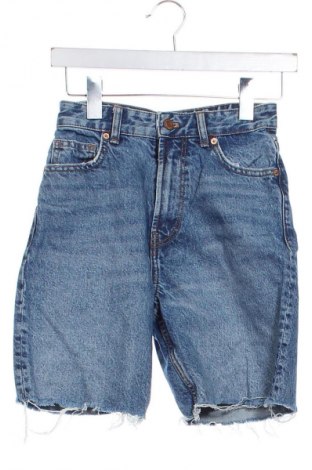 Pantaloni scurți de femei Bershka, Mărime XXS, Culoare Albastru, Preț 50,00 Lei