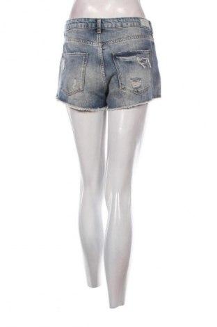 Pantaloni scurți de femei Bershka, Mărime S, Culoare Albastru, Preț 50,00 Lei