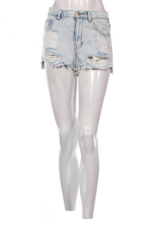 Γυναικείο κοντό παντελόνι Pull&Bear, Μέγεθος S, Χρώμα Μπλέ, Τιμή 9,72 €