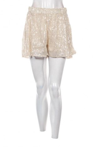 Дамски къс панталон Unbranded, Размер L, Цвят Златист, Цена 19,55 лв.