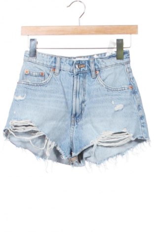 Pantaloni scurți de femei Zara, Mărime XS, Culoare Albastru, Preț 42,36 Lei