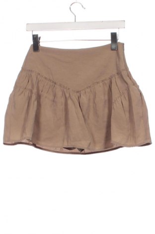 Γυναικείο κοντό παντελόνι Zara, Μέγεθος XS, Χρώμα Καφέ, Τιμή 10,23 €