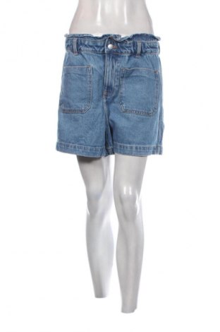 Pantaloni scurți de femei Zara, Mărime L, Culoare Albastru, Preț 42,11 Lei