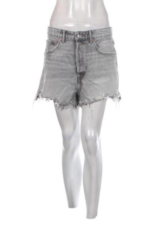 Pantaloni scurți de femei Zara, Mărime L, Culoare Gri, Preț 42,11 Lei