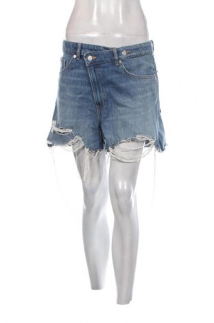 Pantaloni scurți de femei Zara, Mărime L, Culoare Albastru, Preț 42,11 Lei