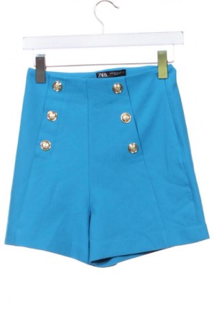 Γυναικείο κοντό παντελόνι Zara, Μέγεθος XS, Χρώμα Μπλέ, Τιμή 13,99 €