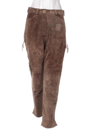 Dámske kožené nohavice  C&A, Veľkosť M, Farba Hnedá, Cena  55,00 €