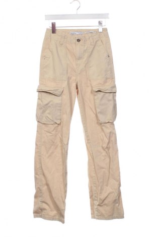 Damenhose Bershka, Größe XS, Farbe Beige, Preis € 15,00