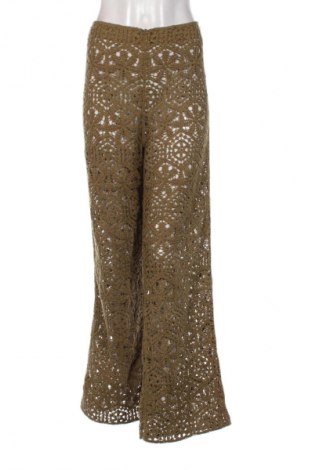 Damskie spodnie H&M, Rozmiar L, Kolor Zielony, Cena 62,99 zł