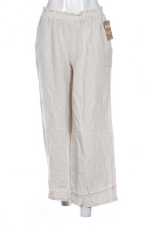 Női nadrág Le Monde Du Lin, Méret L, Szín Bézs, Ár 35 839 Ft