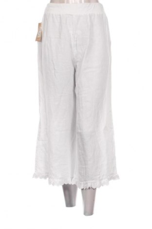 Női nadrág Le Monde Du Lin, Méret M, Szín Fehér, Ár 35 839 Ft
