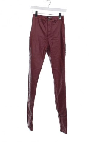 Дамски панталон Missguided, Размер XS, Цвят Червен, Цена 28,88 лв.