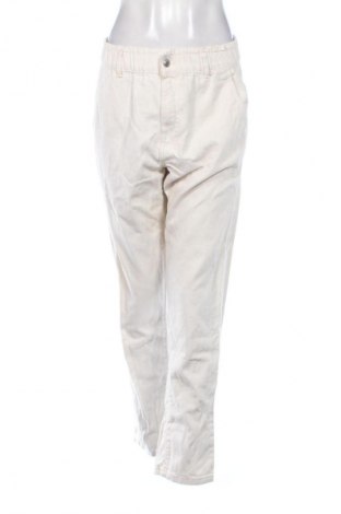 Damskie spodnie Sinsay, Rozmiar M, Kolor ecru, Cena 43,99 zł