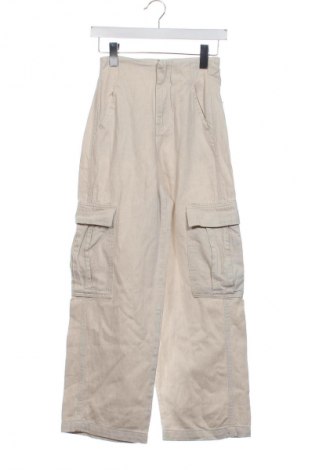 Damenhose Stradivarius, Größe XS, Farbe Beige, Preis € 16,34