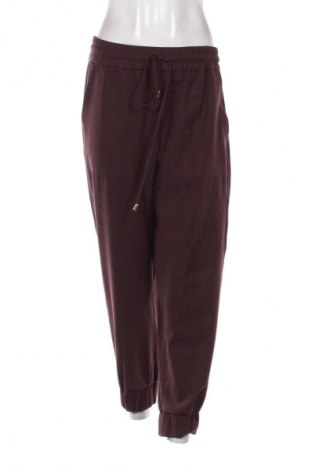 Дамски панталон Zara, Размер M, Цвят Кафяв, Цена 73,15 лв.