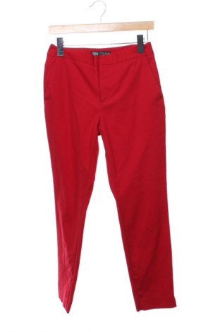 Dámske nohavice Zara, Veľkosť S, Farba Červená, Cena  9,95 €