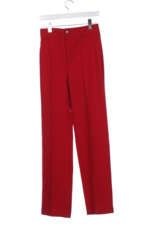Дамски панталон Zara, Размер XS, Цвят Червен, Цена 21,99 лв.