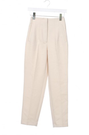 Damskie spodnie Zara, Rozmiar XS, Kolor ecru, Cena 48,34 zł