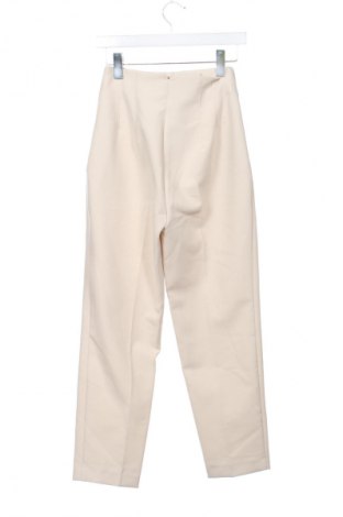 Damskie spodnie Zara, Rozmiar XS, Kolor ecru, Cena 48,34 zł