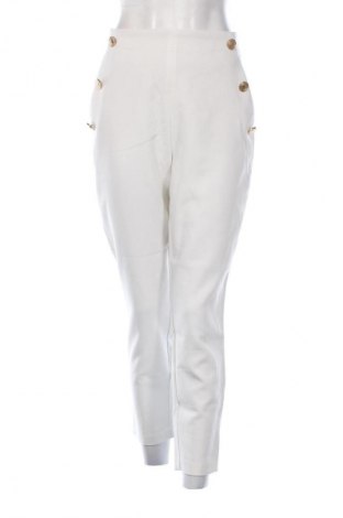 Damskie spodnie Zara, Rozmiar S, Kolor Biały, Cena 62,07 zł