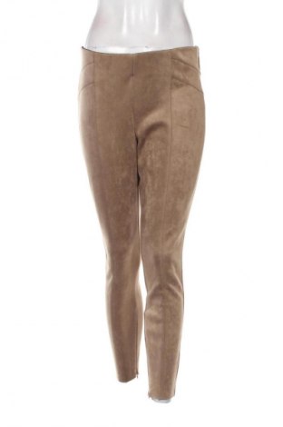 Дамски панталон Zara, Размер L, Цвят Бежов, Цена 18,99 лв.