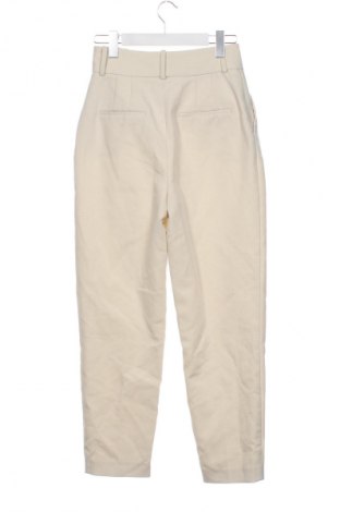 Pantaloni de femei Zara, Mărime XS, Culoare Ecru, Preț 71,05 Lei