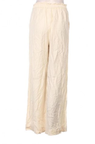 Damskie spodnie Zara, Rozmiar L, Kolor ecru, Cena 69,99 zł