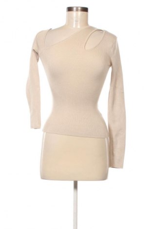 Pulover de femei Amisu, Mărime M, Culoare Bej, Preț 76,32 Lei