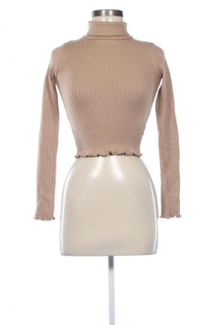 Damenpullover Bershka, Größe XS, Farbe Beige, Preis 15,59 €