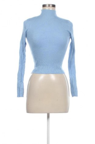 Дамски пуловер Bershka, Размер S, Цвят Син, Цена 17,99 лв.
