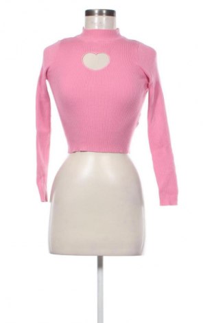 Női pulóver Bershka, Méret S, Szín Rózsaszín, Ár 5 776 Ft