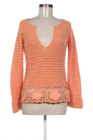 Дамски пуловер Bershka, Размер M, Цвят Оранжев, Цена 29,33 лв.