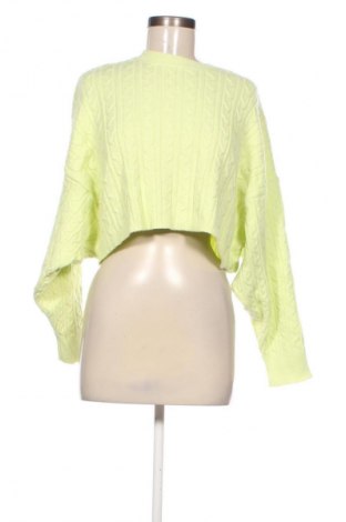 Pulover de femei Bershka, Mărime S, Culoare Verde, Preț 76,00 Lei