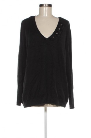Damski sweter Bpc Bonprix Collection, Rozmiar 3XL, Kolor Czarny, Cena 62,99 zł