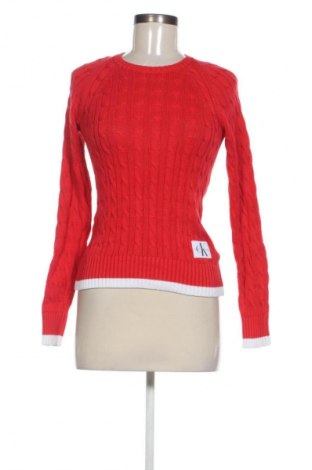 Damenpullover Calvin Klein Jeans, Größe XS, Farbe Rot, Preis 55,99 €