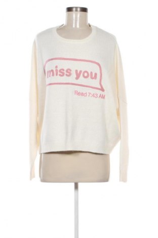 Pulover de femei Fb Sister, Mărime L, Culoare Ecru, Preț 76,32 Lei