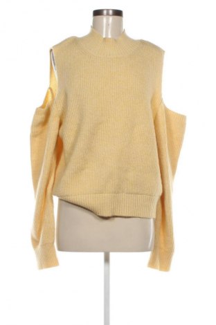 Дамски пуловер Gina Tricot, Размер XXL, Цвят Жълт, Цена 19,99 лв.