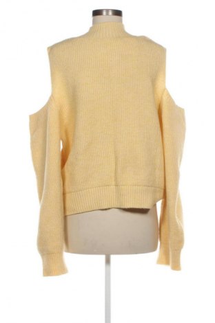 Дамски пуловер Gina Tricot, Размер XXL, Цвят Жълт, Цена 19,99 лв.