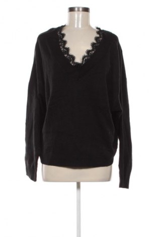 Дамски пуловер H&M, Размер XL, Цвят Черен, Цена 22,99 лв.