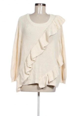 Pulover de femei H&M, Mărime XL, Culoare Ecru, Preț 64,99 Lei