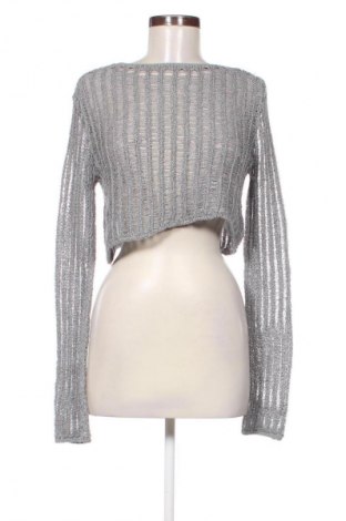 Γυναικείο πουλόβερ Jennyfer, Μέγεθος M, Χρώμα Γκρί, Τιμή 23,53 €