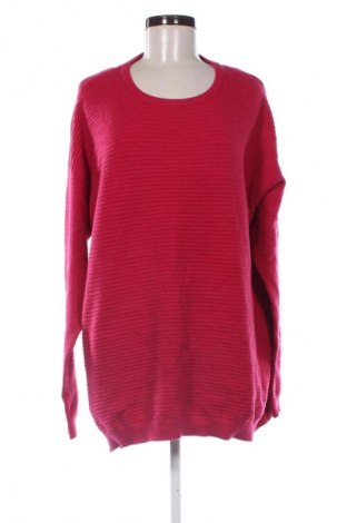 Γυναικείο πουλόβερ Laura Torelli, Μέγεθος XXL, Χρώμα Κόκκινο, Τιμή 10,99 €