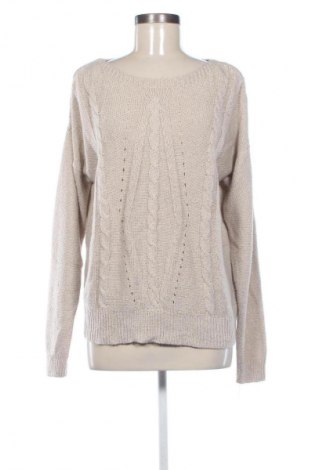 Дамски пуловер Laura Torelli, Размер L, Цвят Бежов, Цена 12,99 лв.