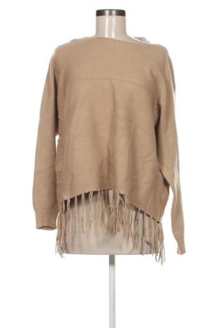 Дамски пуловер M&V, Размер L, Цвят Бежов, Цена 14,99 лв.