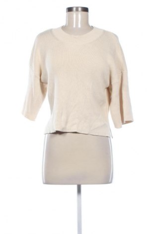 Дамски пуловер Massimo Dutti, Размер S, Цвят Бежов, Цена 59,99 лв.