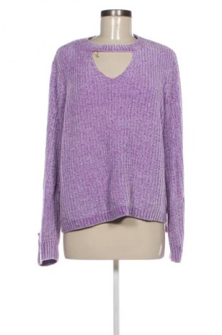 Дамски пуловер No Boundaries, Размер XXL, Цвят Лилав, Цена 18,99 лв.