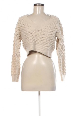 Női pulóver Parallel Lines, Méret S, Szín Bézs, Ár 7 759 Ft