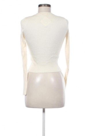 Pulover de femei Pull&Bear, Mărime M, Culoare Ecru, Preț 61,99 Lei