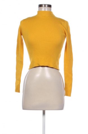 Дамски пуловер Pull&Bear, Размер M, Цвят Жълт, Цена 28,88 лв.